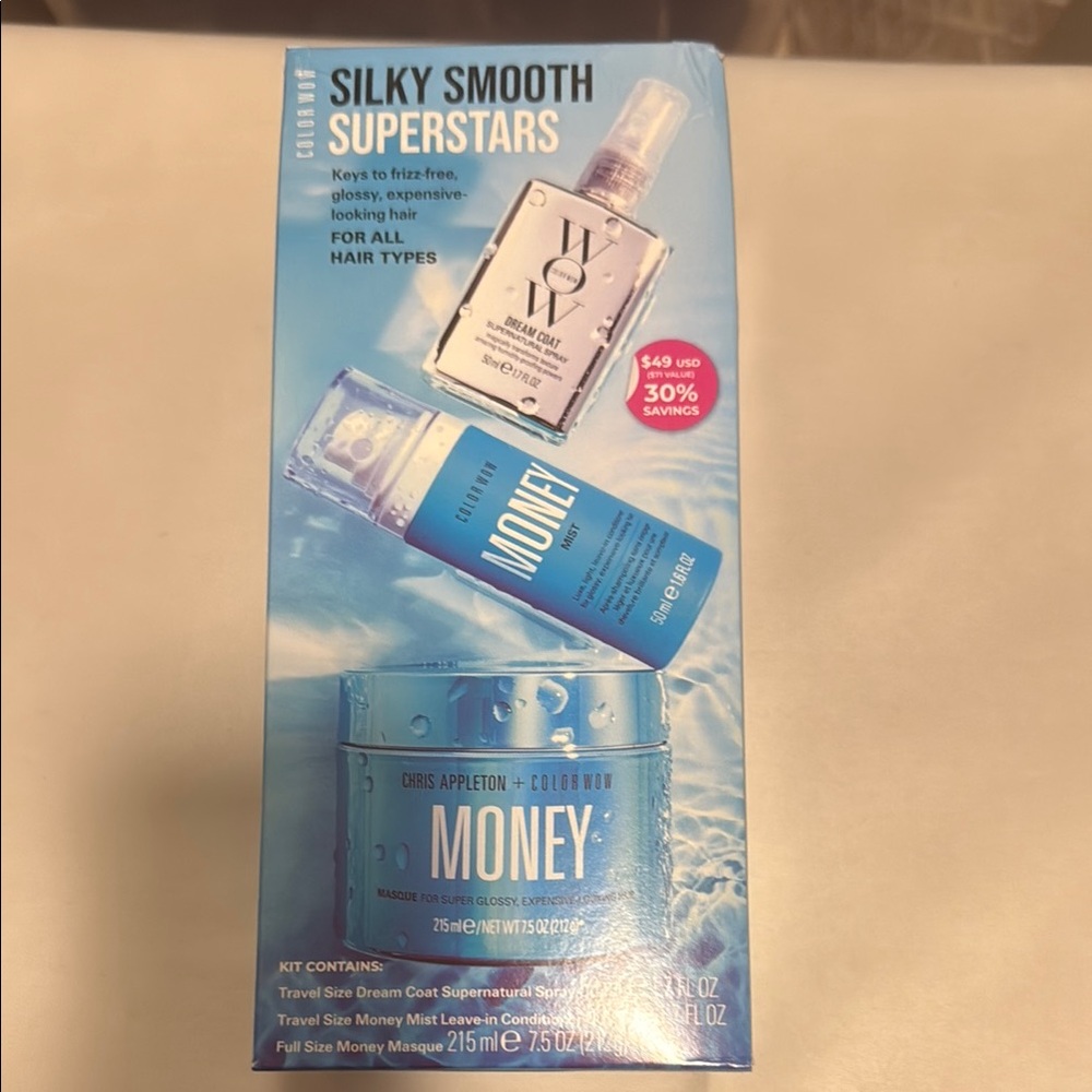 Color Wow Silky Smooth Superstars Hair Kit